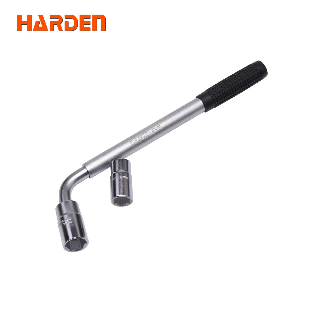 Harden Professional L-Type Extendable Lug Wrench Set (17/19mm & 21/23mm) | 670231