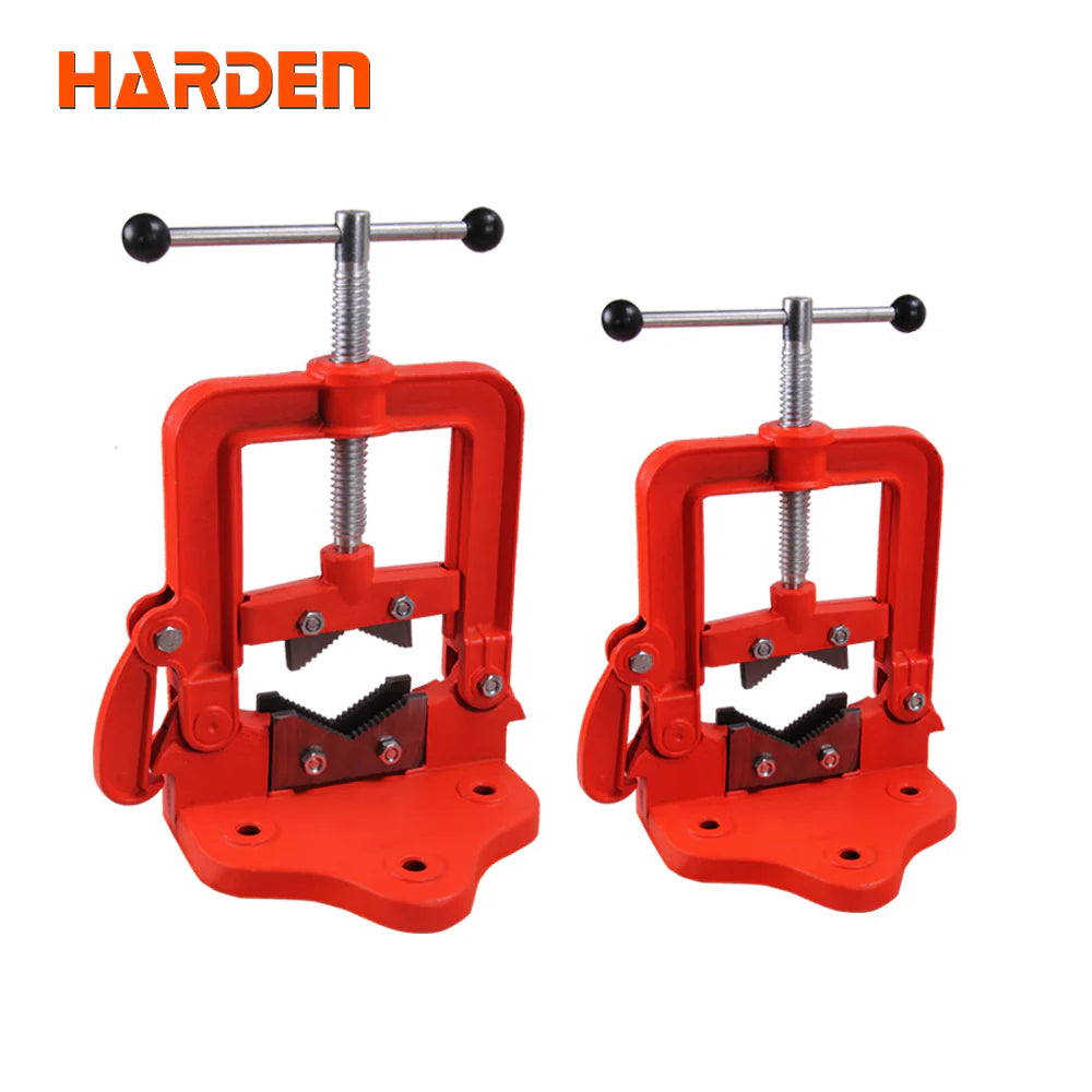 Harden Professional 50mm (2") Table Pipe Vice – Heavy-Duty Cast Iron | 600892