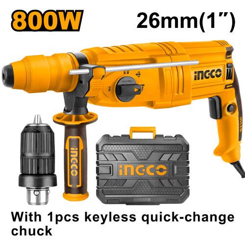 INGCO 800W Rotary Hammer 26mm | RGH9028-2
