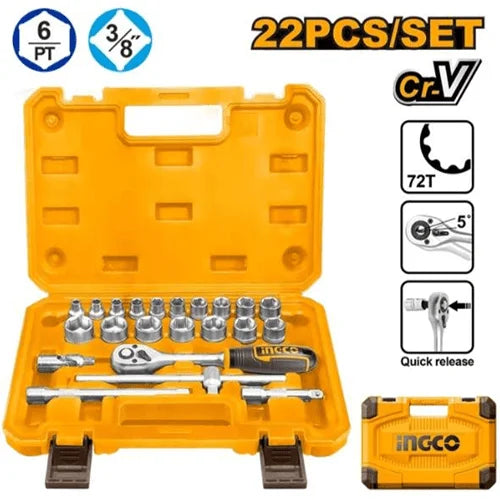 Ingco-22Pcs-38-socket-set-HKTS38221-Marvi_Sons
