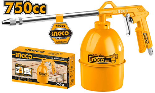 INGCO Air Washing Gun with 0.75L Capacity & 4 Bar Pressure | AWG1001