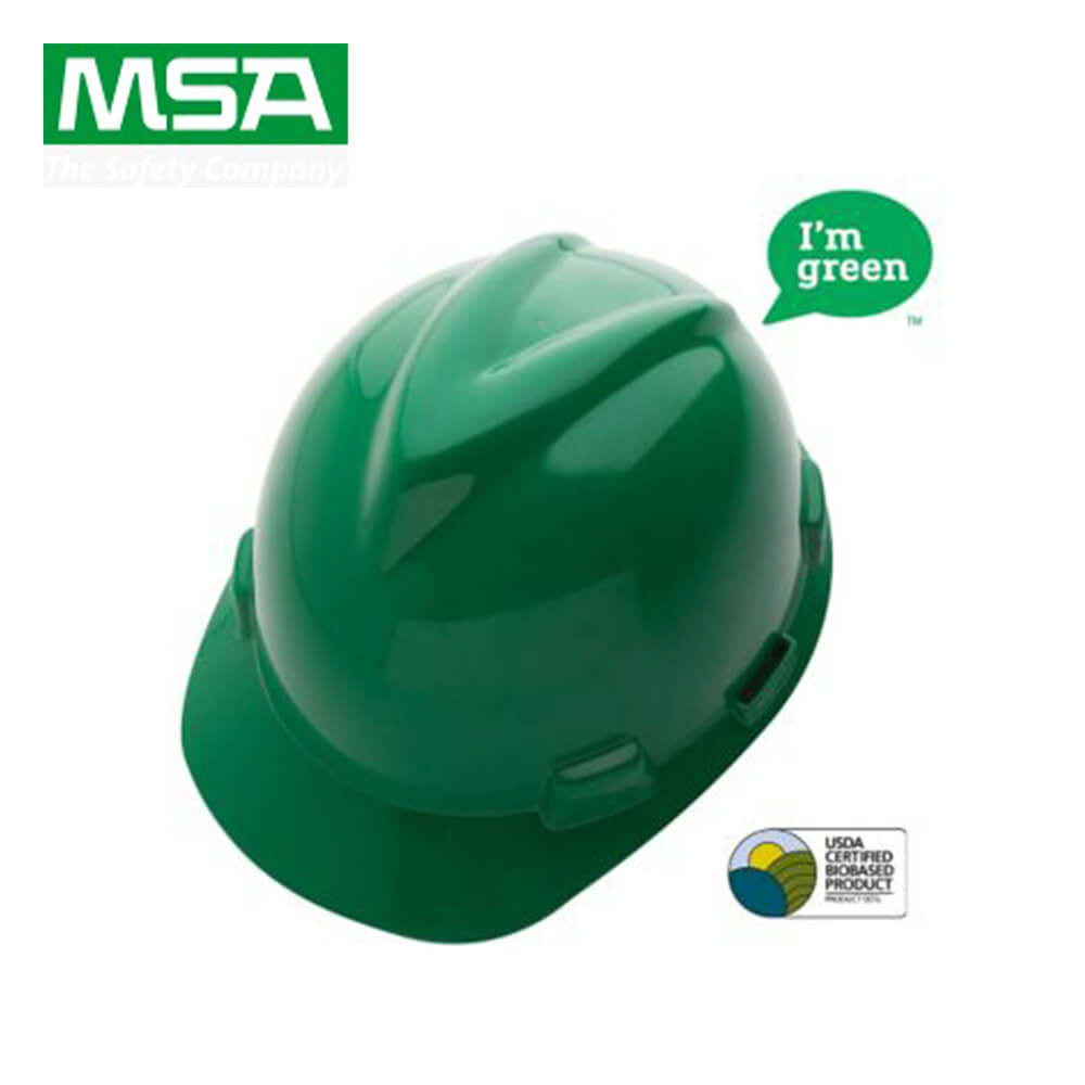 MSA V-Gard Safety Helmet with Wheel Ratchet Non-Ventilated