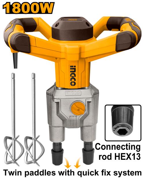 Ingco 1800W 180-480rpm Mixer | MX218008 Ingco