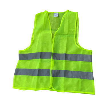 Safety Hi-Vis Vest with Reflector - 60 GSM High Visibility Safety Vest Marvi Sons