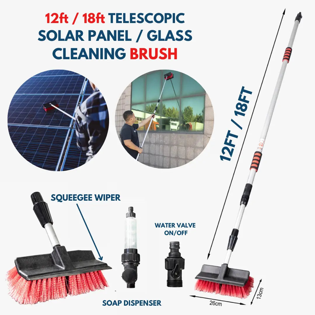 Solar Panel Washing Cleaning Brush