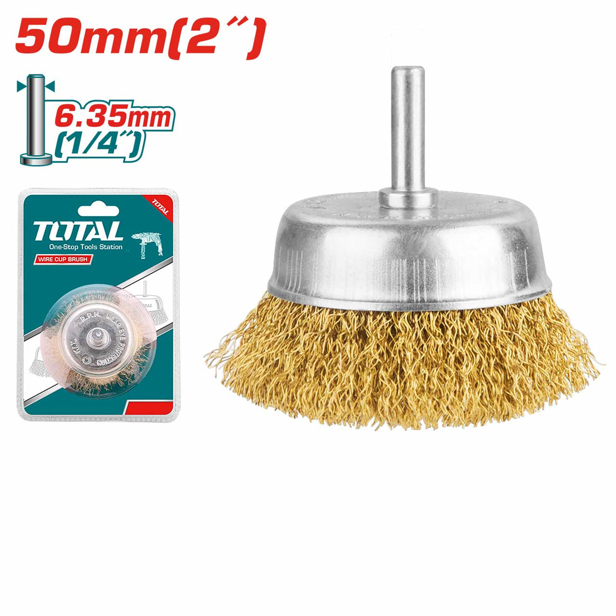 Total Wire Cup Brush TAC33021 Total
