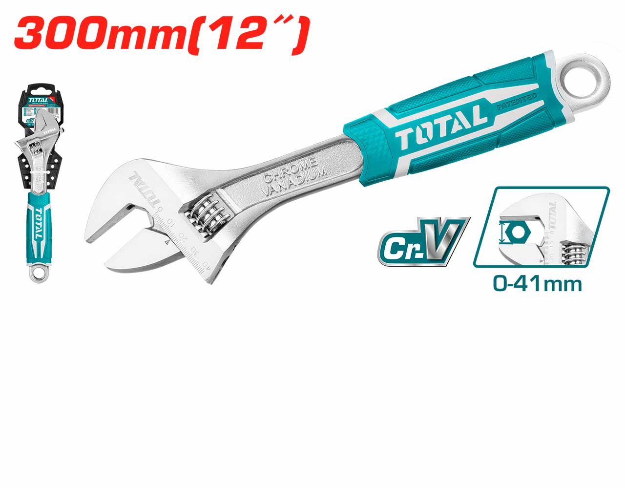 Total Adjustable Wrench THT101126 Total