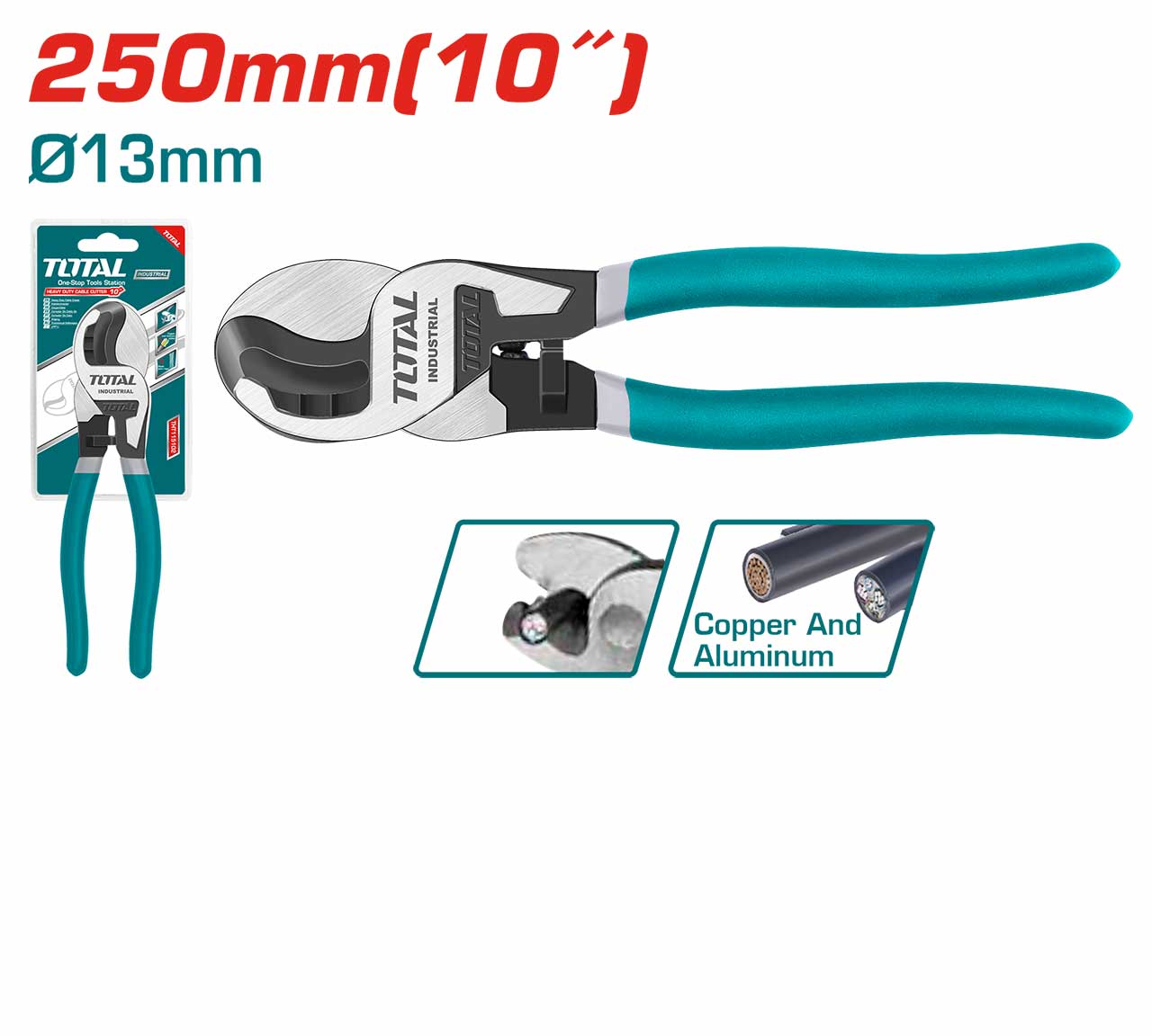 Total Heavy Duty Cable Cutter THT115102 Total
