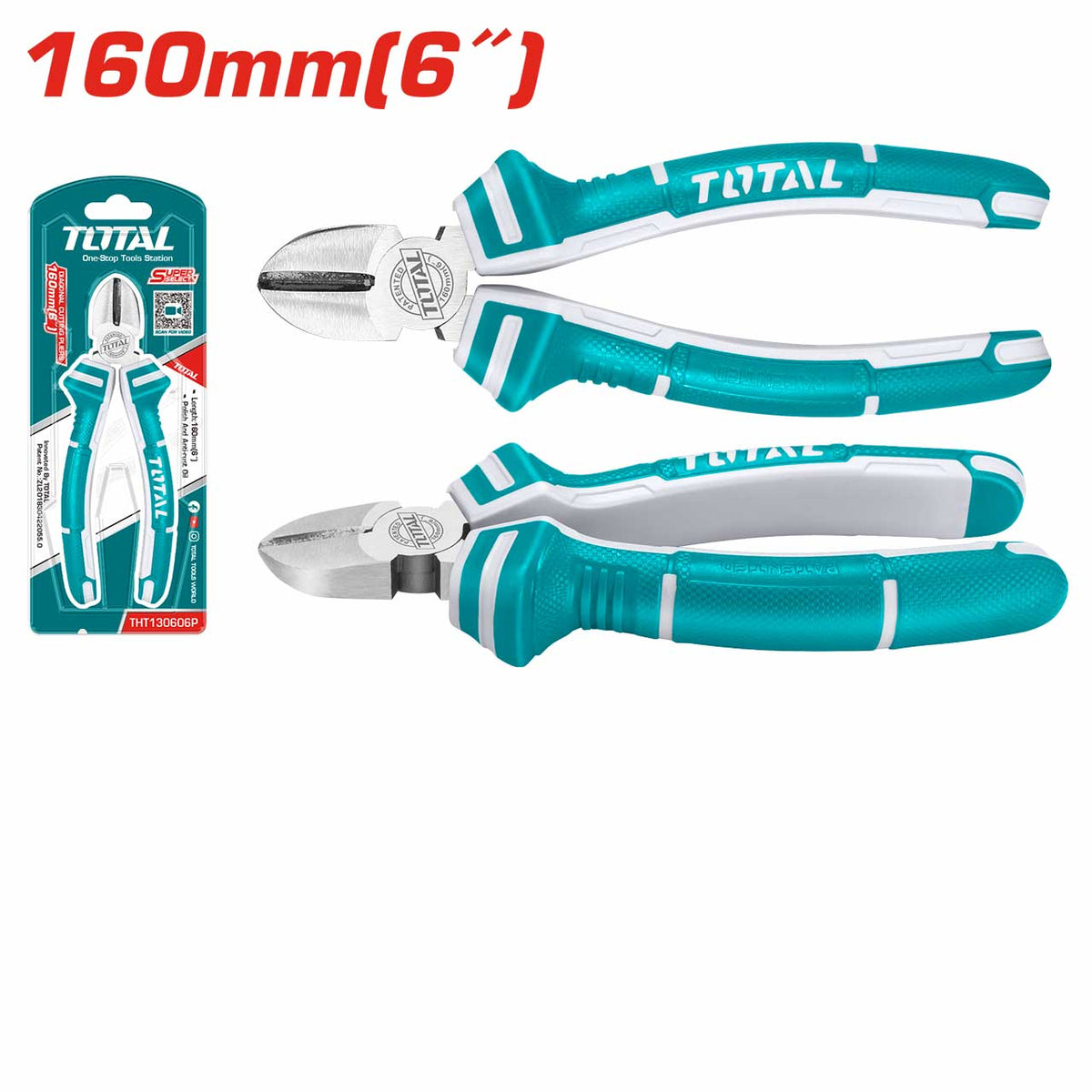 Total Diagonal Cutting Pliers THT130606P Total