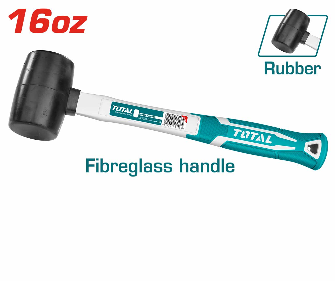 Total Rubber hammer THT761616 Total