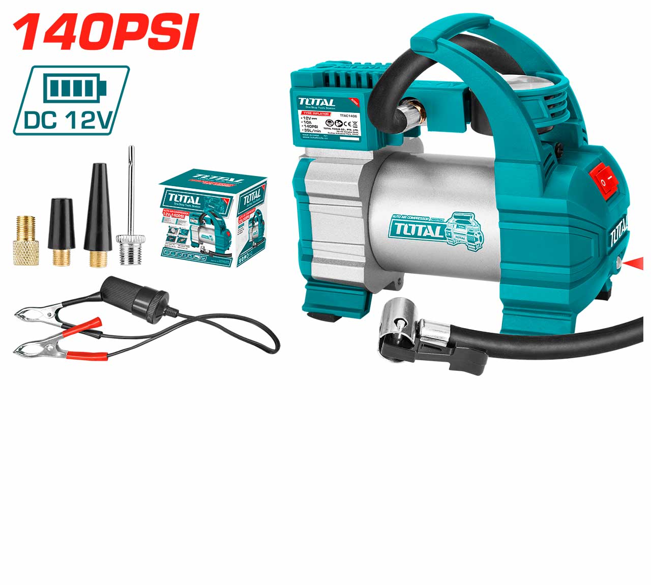 Total Auto Air Compressor TTAC1406
