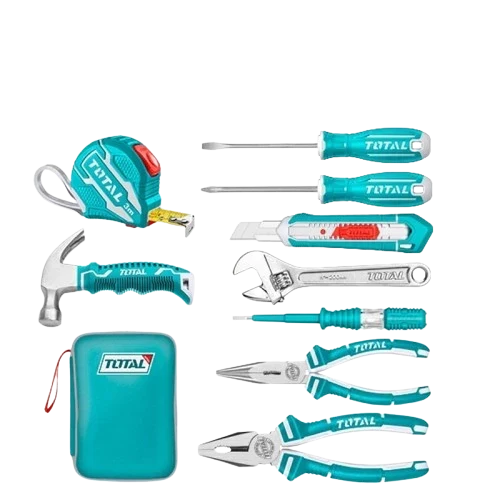 TOTAL 9 PCS HAND TOOLS SET 9pcs hand tools