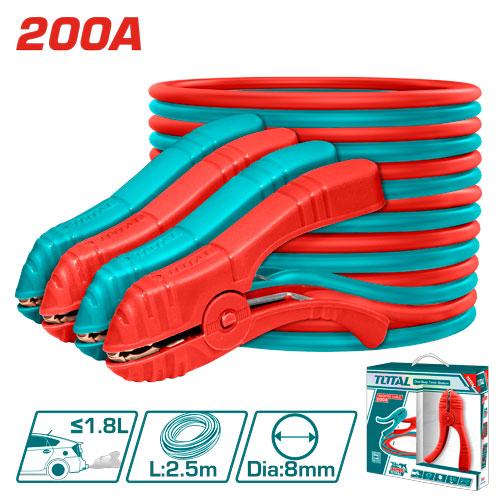 TOTAL 200A Booster Cable 2.5m | PBCA12001 (For 1.8L Cars)
