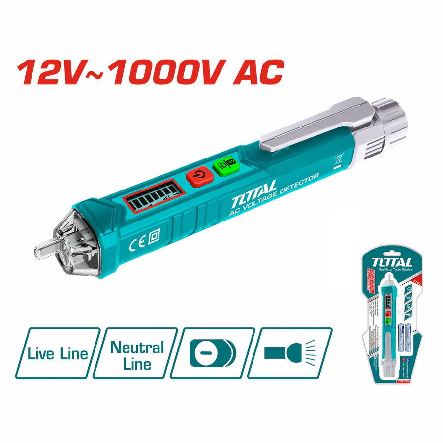 Total THT2910003 Non-Contact AC Voltage Detector 12V-1000V Total