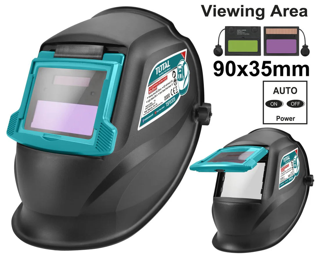 Total Auto Darkening Welding Helmet TSP9309, Fixed Shade 11