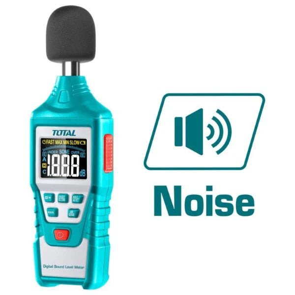 Total Digital Sound Level Meter TETSL01 30-130dB Decibel Total
