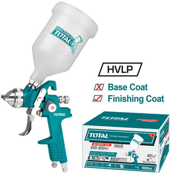 TOTAL TAT10601 600cc HVLP Air Spray Gun - 1.4mm Nozzle
