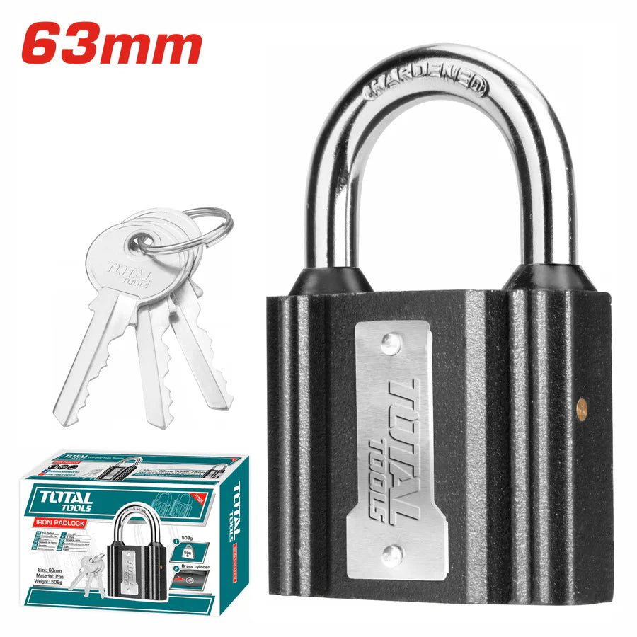 Total 63mm Iron Padlock TLK31631