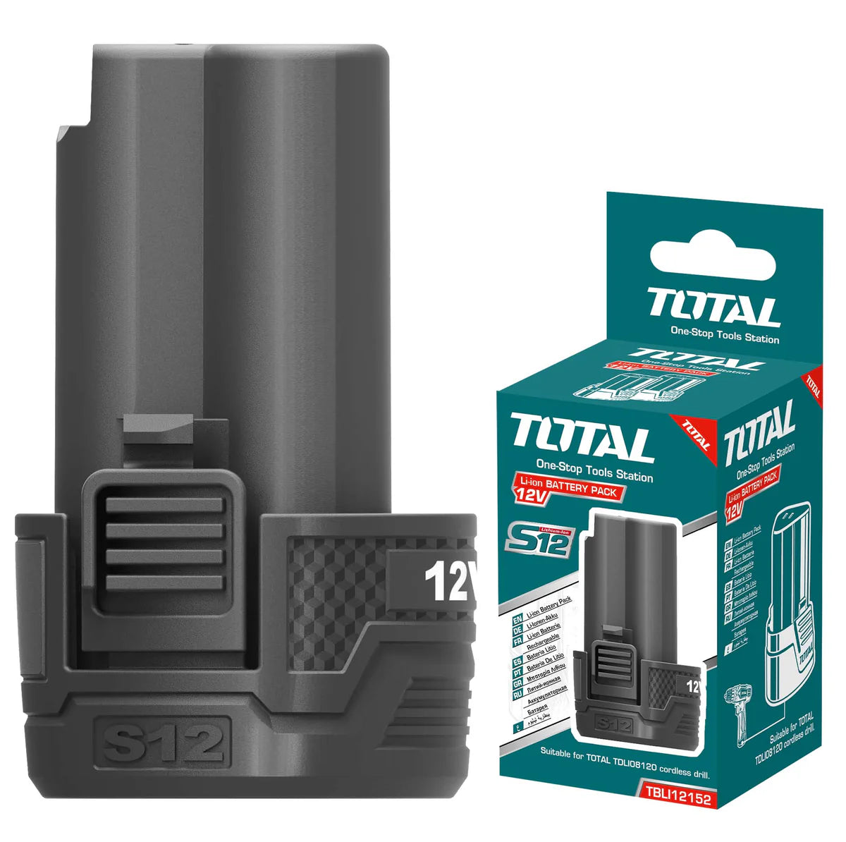 Total 12V Lithium-Ion 1.5Ah Replacement Battery Pack | TBLI12152 Total