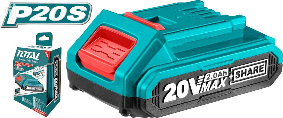 TOTAL 20V P20S Lithium-Ion 2.0Ah Battery Pack TFBLI20011 Total