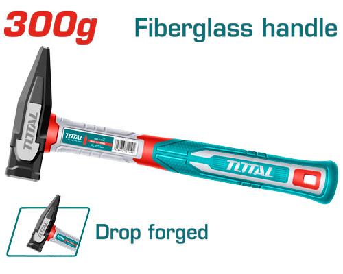 TOTAL THMH62300 Machinist Hammer 300g Forged Fiberglass Total