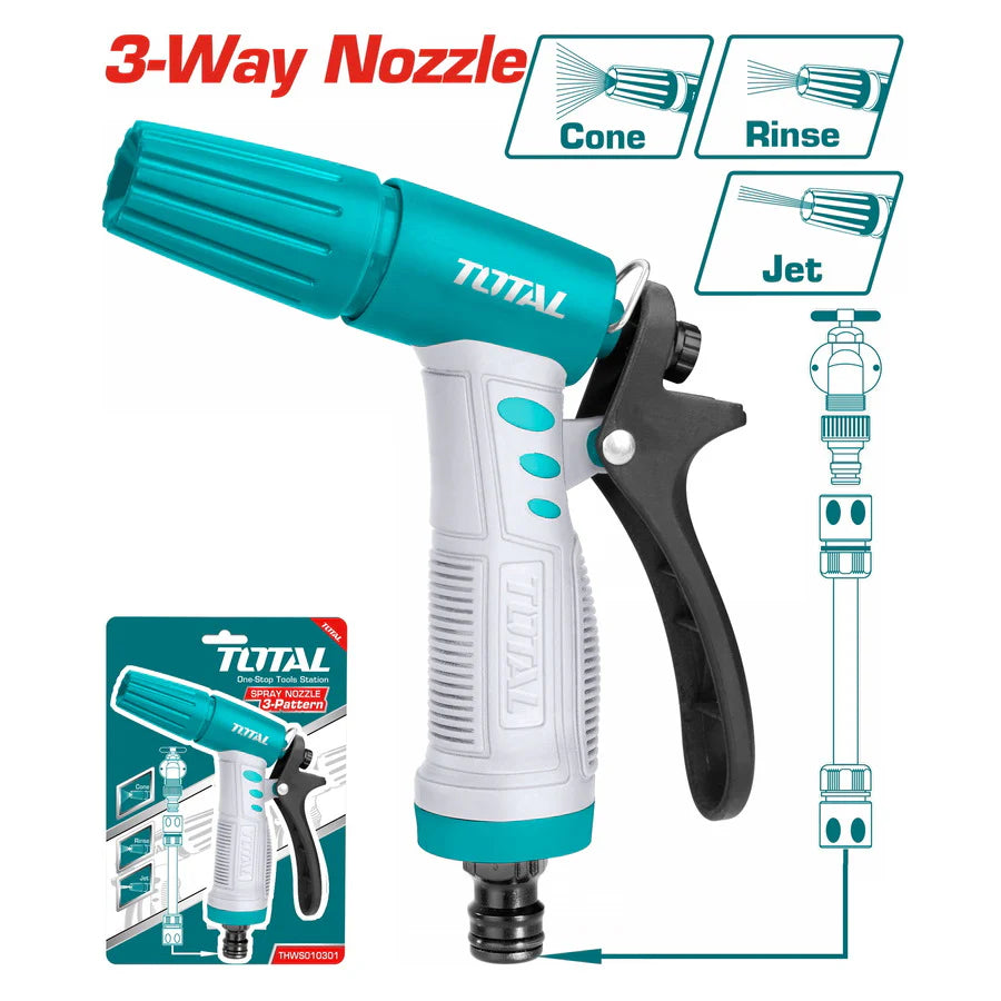 Total 3-Way Plastic Trigger Nozzle THWS010301 Total