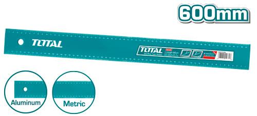 Total TMT636002 Ruler 60cm - Wide 5cm Anodized Aluminum Total