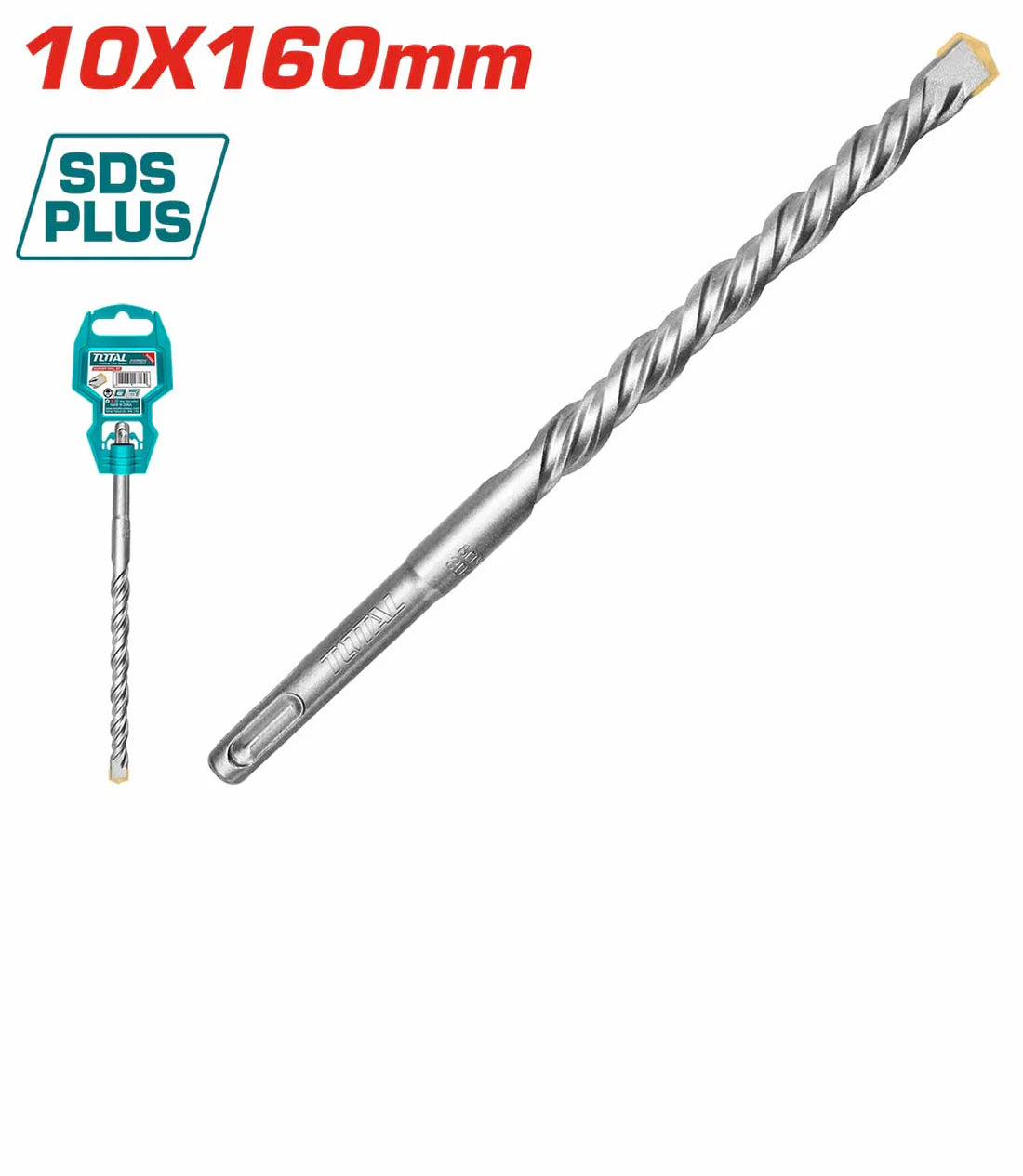 TOTAL TAC311002 10x160mm SDS Plus Hammer Drill Bit