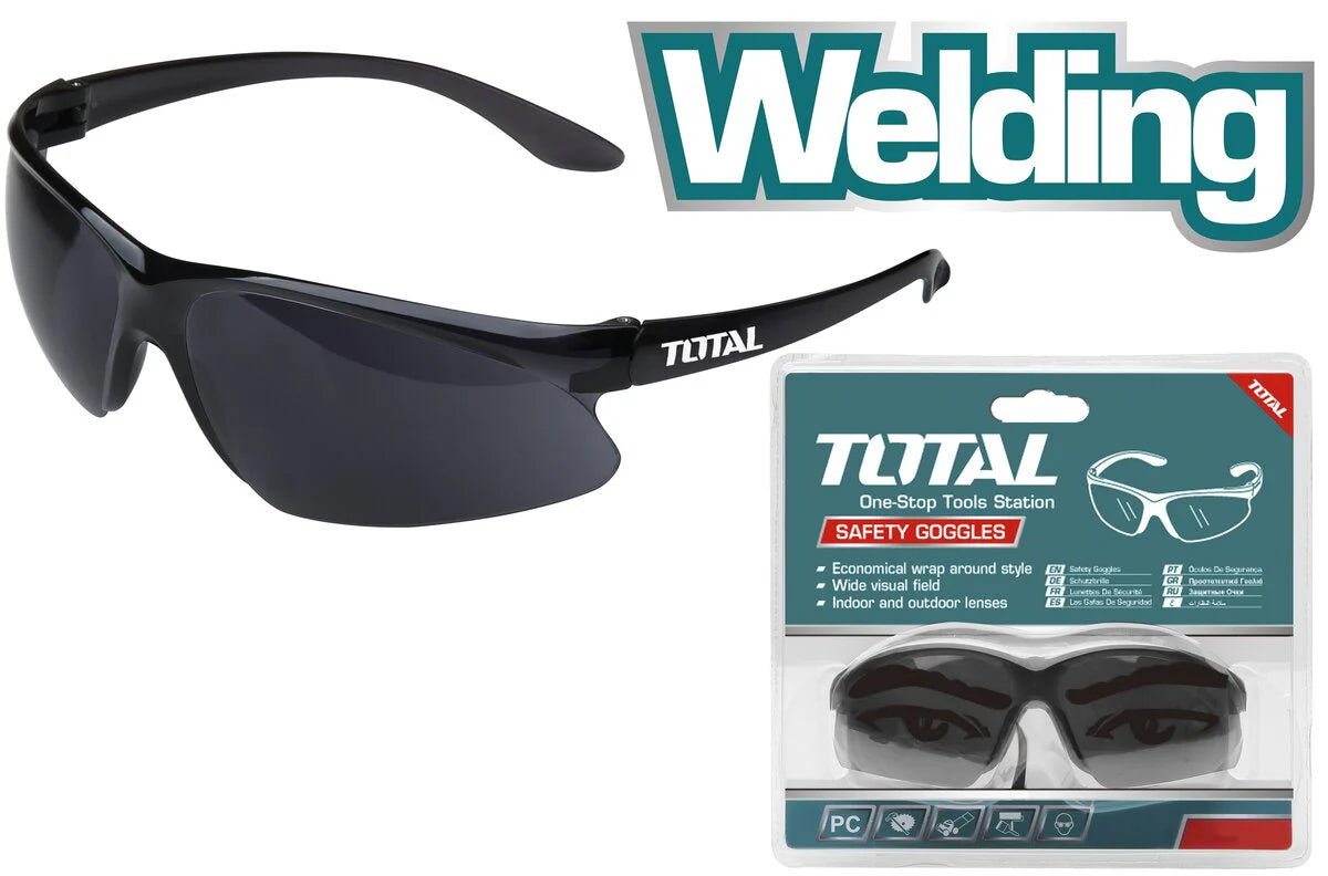 Total Welding Goggles TSP307 - Shade 10 PC Lens, Lightweight Total