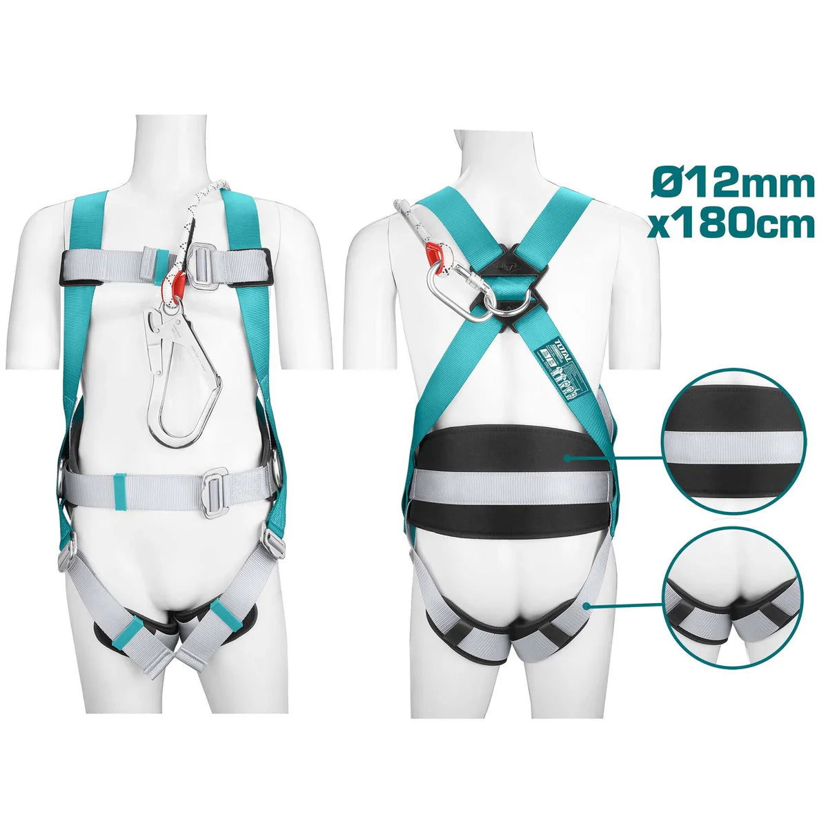 Total Full Body Safety Harness | THSH501806 Total