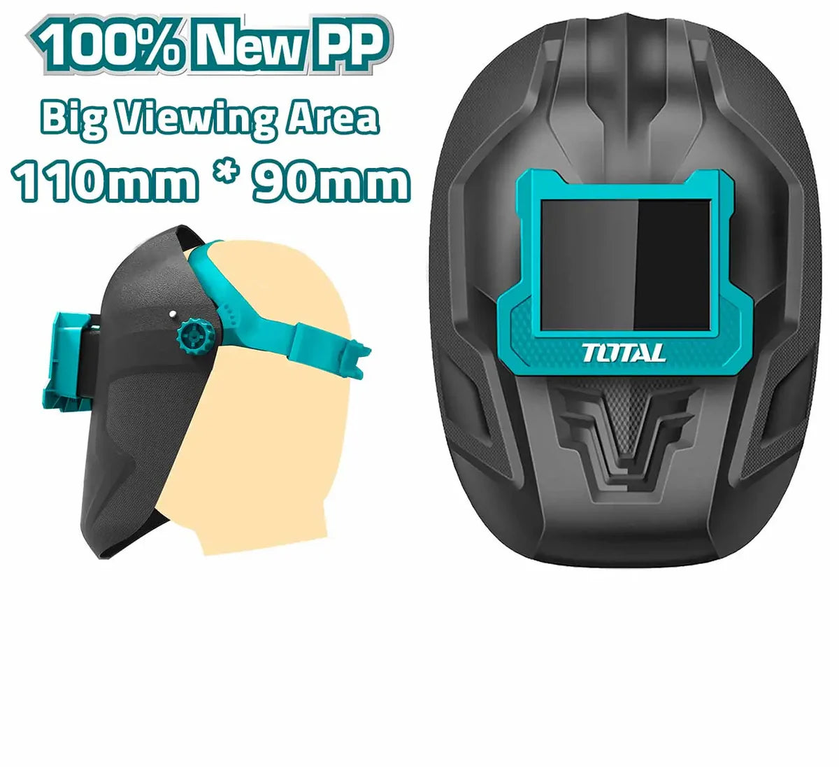 Total Welding Mask TSP9216 - Flip-Up Glass, 110x90mm Lens