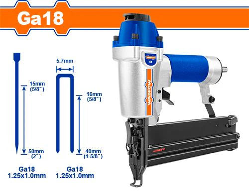 WADFOW 2-in-1 Pneumatic Brad Nailer and Air Stapler Combo WBN2540