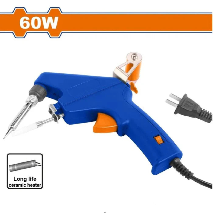 WADFOW 60W Electric Soldering Gun with Manual Solder Wire Feeder WEL5606 Wadfow