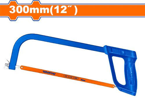 WADFOW 12-Inch Heavy Duty Hacksaw Frame with Carbon Steel Blade WHF3138