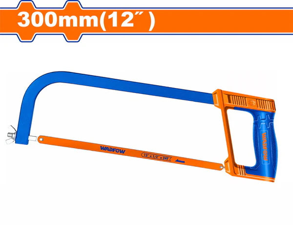 WADFOW 12-Inch Heavy Duty Hacksaw Frame with Soft Grip Handle WHF3168