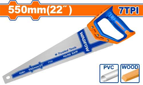 WADFOW 22-Inch Professional Hand Saw with Triple-Ground Hardened Teeth WHW1122