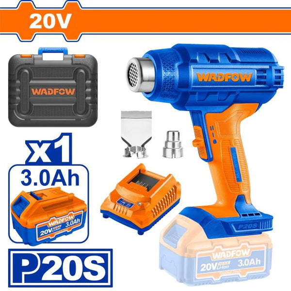 WADFOW 20V Lithium-Ion Cordless High Temperature Heat Gun WKH1B01