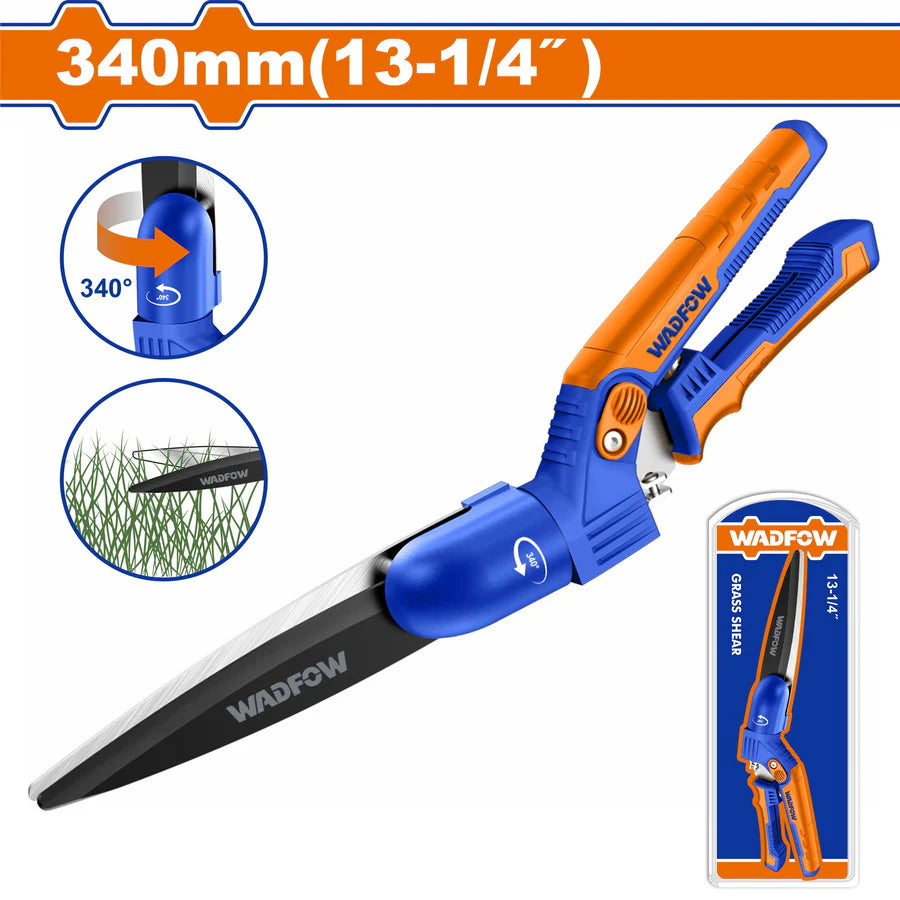 WADFOW 340mm Rotating Grass Shear Garden Clipper WPA2602 Wadfow