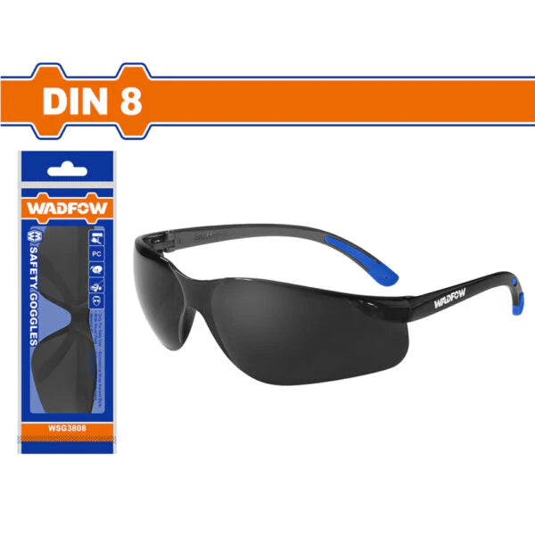 WADFOW Anti Glare Safety Goggles Dark Shade 8 WSG3808