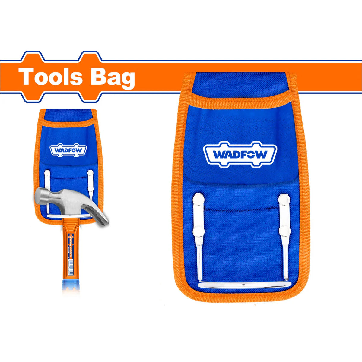 WADFOW Heavy Duty 600D Polyester Tool Belt Bag WTG2102