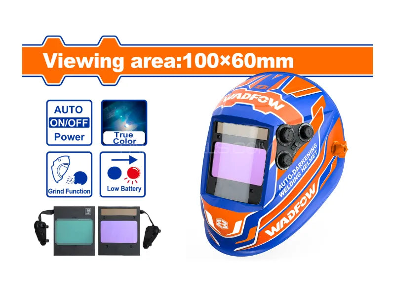 WADFOW True Color Auto Darkening Welding Helmet WWH3503 Wadfow