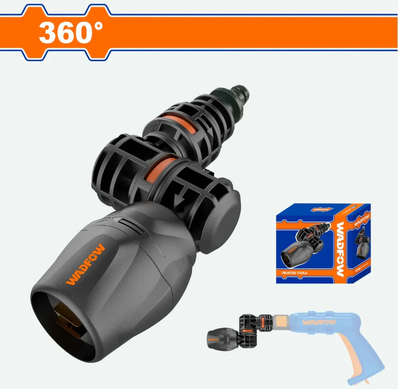 WADFOW Adjustable Integrated Rotary Hose Spray Nozzle WXN1536
