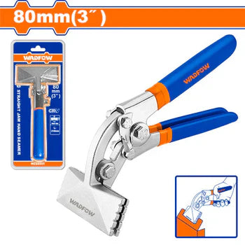 WADFOW 3-Inch Offset Jaw Hand Seamer for Sheet Metal Bending WZB8002