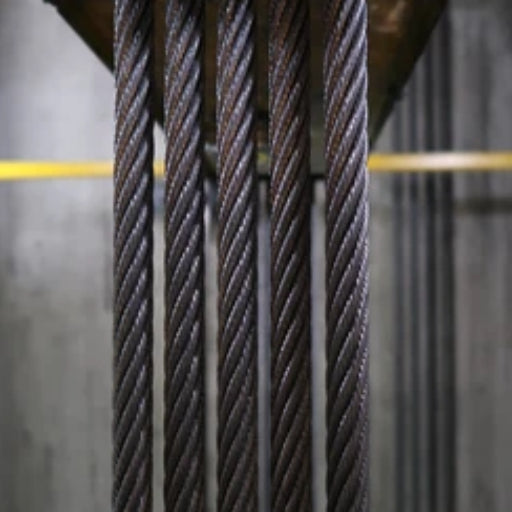 UN-GALVANISED WIRE ROPE 8×19 Fibre Core - Elevator & Lift Rope