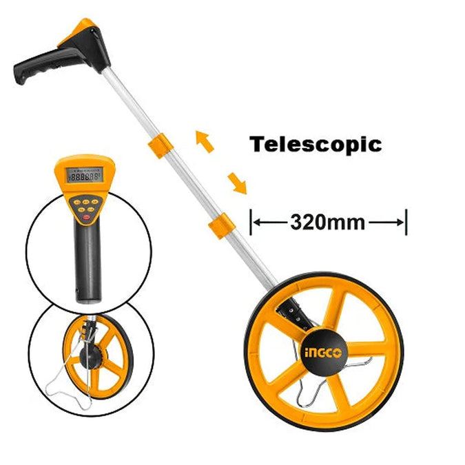 Ingco Digital Display Measuring Wheel HDMW23