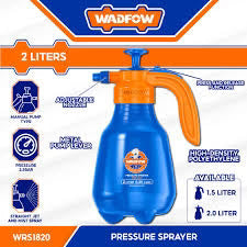 WADFOW 2.0 Liter Manual Compression Pressure Sprayer with Adjustable Nozzle WRS1820