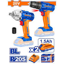 WADFOW 12V Cordless Lithium-Ion Drill and Impact Driver 2-Pcs Combo Kit WCK2017