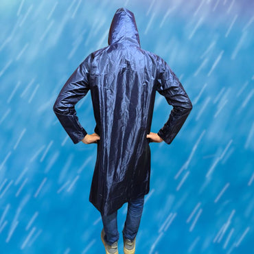 High Quality Adult Parachute Raincoat Outdoor Worker Safety Hooded Rain Coat