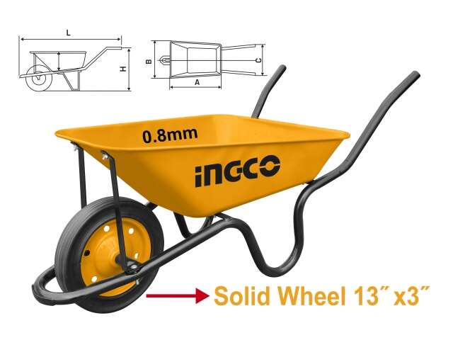 Ingco Wheel Barrow HHWB380008