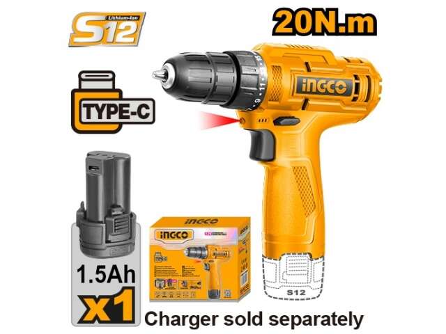 Ingco Cordless Drills 12v CDLI12428